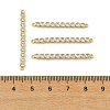 SHEGRACE Brass Pave Clear Cubic Zirconia Connector Charms XGRQ3P478-640G-3
