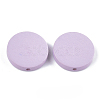 Painted Natural Poplar Wood Beads WOOD-S045-063B-04-2