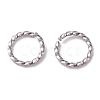 Non-Tarnish 304 Stainless Steel Open Jump Rings X-STAS-F191-12P-D-2