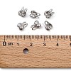Tarnish Resistant 304 Stainless Steel Bead Tips STAS-R063-22-4