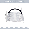 1Pc Zinc Alloy Hair Ties OHAR-LP0002-07P-2