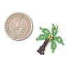 Glass Seed Beaded Pendants PALLOY-MZ01251-01-2