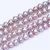 Natural Cultured Freshwater Pearl Beads Strands PEAR-R063-07B-1