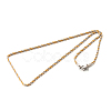 304 Stainless Steel Rope Chain Necklaces STAS-M174-012C-2