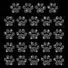 Glitter Hotfix Rhinestone Iron on Patches(Hot Melt Adhesive On The Back) LS-DIY-WH0176-33-1