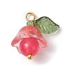 Natural Malaysia Jade & White Jade Dyed Pendants PALLOY-JF02433-3