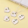 Non-Tarnish 304 Stainless Steel Pendants STAS-Q201-T457S-5