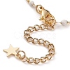 PVD Vacuum Plating 304 Stainless Steel Link Chain Bracelet Making AJEW-JB00870-03-3