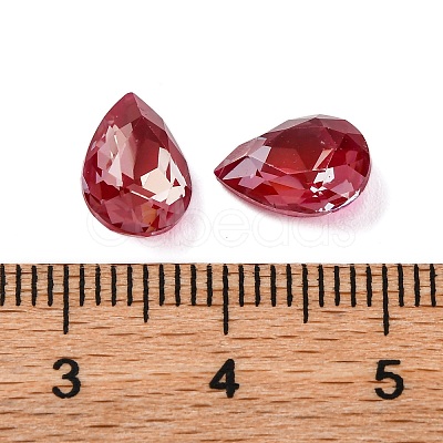 Glass Rhinestone Cabochons RGLA-A026-08A-208DE-1
