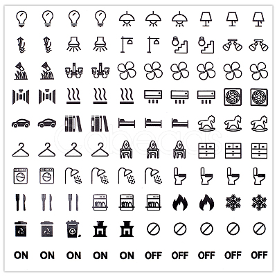 PVC Self-adhesive Stickers DIY-GF0013-33-1