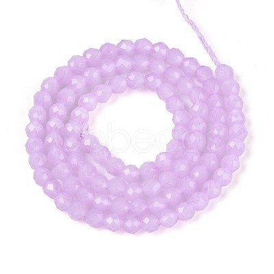 Imitation Jade Glass Beads Strands X-GLAA-T028-4mm-11D-1