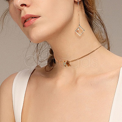 2 Sets 2 Styles Eco-Friendly Zinc Alloy Slide Charms ALRI-SZ0001-02-1