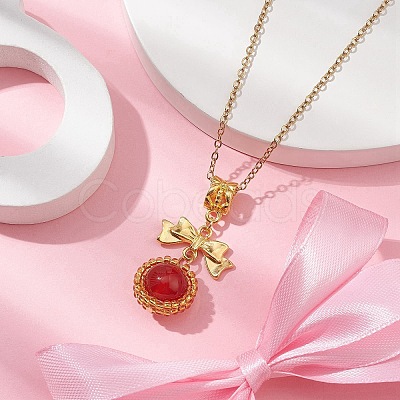 304 Stainless Steel Necklaces NJEW-MZ00026-03-1