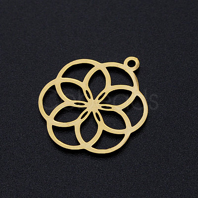 201 Stainless Steel Filigree Charms STAS-T049-T671-2-1