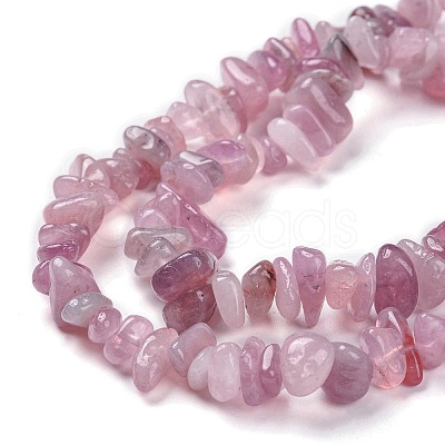 Natural Madagascar Rose Quartz Beads Strands G-O187-01-1