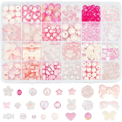 Acrylic & Plastic Beads Kits MACR-SP0001-49C-1