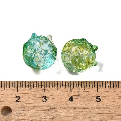 Transparent Glass Beads GLAA-D025-05F-1