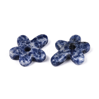 Natural Blue Spot Jasper Pendants G-T142-44L-1