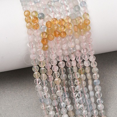 Gradient Natural Morganite Beads Strands GG-CBA9631-D10-01-1