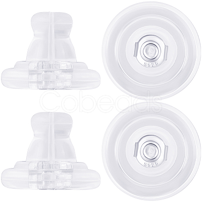 30Pcs Silicone Ear Nuts FIND-BBC0002-29S-1
