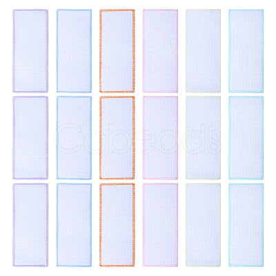 Cotton Cloth Bookmarks for Cross Stitch Making AJEW-WH0166-76-1