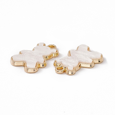Opaque Resin Pendants PALLOY-P287-07LG-01-1