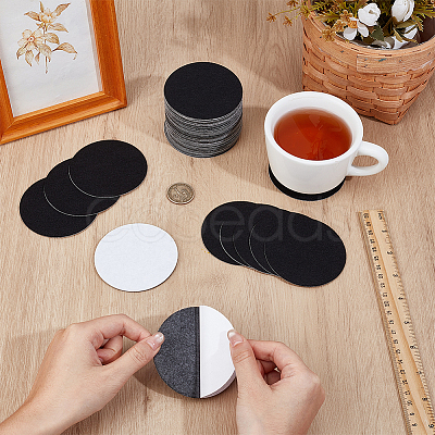 60Pcs Self-adhesive Felt Pad DIY-PH0034-89-1