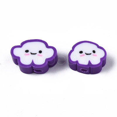 Handmade Polymer Clay Beads X-CLAY-N008-033A-1