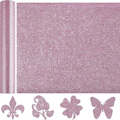 NBEADS Glitter Vinyl Transfer Film DIY-NB0001-10-1