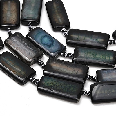 Natural Dragon Veins Agate Beads Strands GG-CBA2A74-01E-1