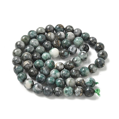 Natural Dioptase Beads Strands G-D302-02-6mm-1