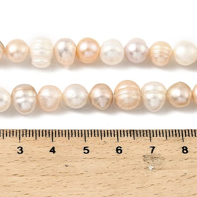 Natural Cultured Freshwater Pearl Beads Strands PEAR-B004-13A-01A-1