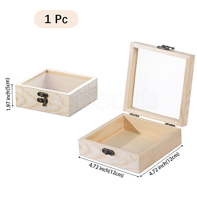 Wooden Storage Boxes WOCR-DJ0001-01B-1