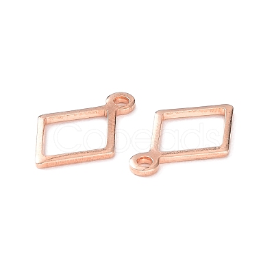 304 Stainless Steel Charms STAS-P227-24RG-1