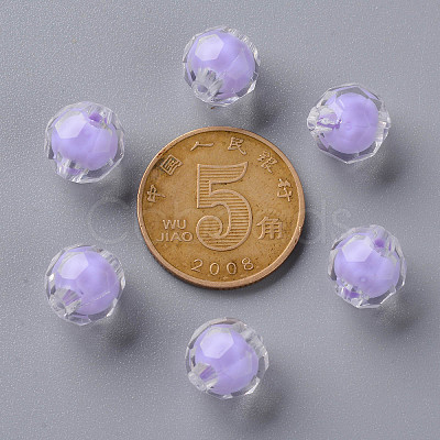Transparent Acrylic Beads TACR-S152-04A-SS2114-1