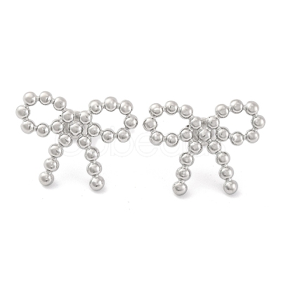 Non-Tarnish 304 Stainless Steel Stud Earrings for Women EJEW-N054-20P-1