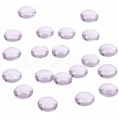 Clear Glass Cabochons GGLA-PH0002-02A-1