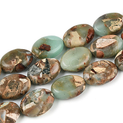 Synthetic Aqua Terra Jasper Beads Strands G-S366-015B-01-1