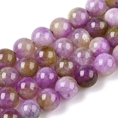 Dyed Natural White Jade Beads Strands G-T138-10mm-210-10-1