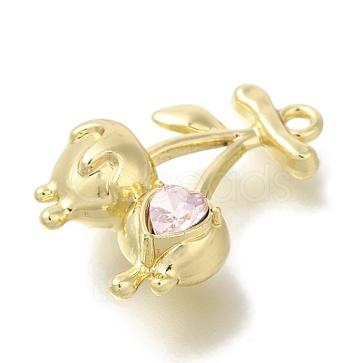 Alloy Rhinestone Pandants ENAM-B025-03G-01-1