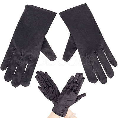 Satin Gloves AJEW-CY0002-52A-1