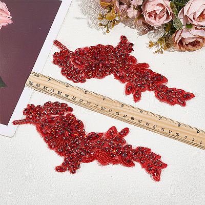 1 Pair Polyester Clothing Patches PATC-NB0001-64B-1