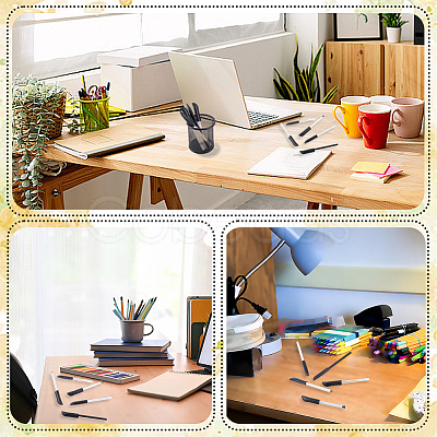 6Pcs PU Leather Pen Tip Protective Case AJEW-CL0002-24B-1