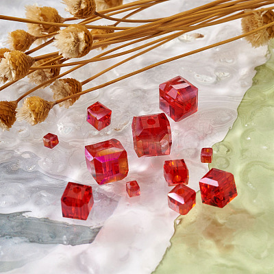 Electroplate Glass Beads Strands EGLA-TA0001-06-1