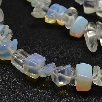 Chip Opalite Beads Strands X-G-N0134-15-1