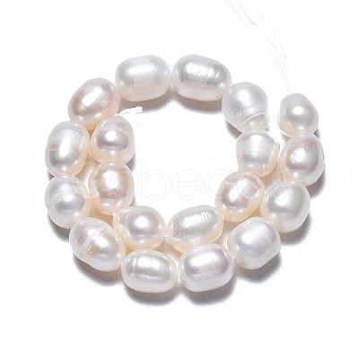 Natural Cultured Freshwater Pearl Beads Strands X-PEAR-N012-07B-1