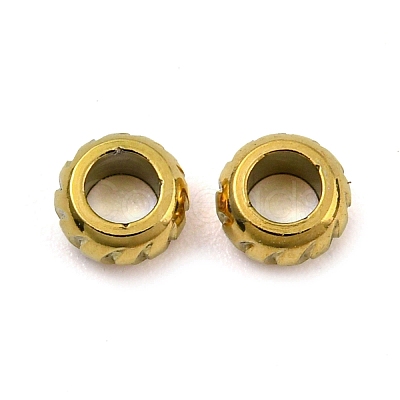 304 Stainless Steel Beads X-STAS-P355-02G-1