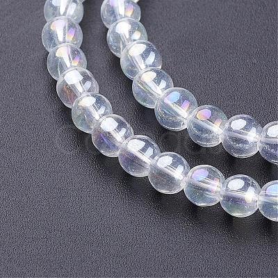 Glass Bead Strands GR6mm-01Y-AB-1