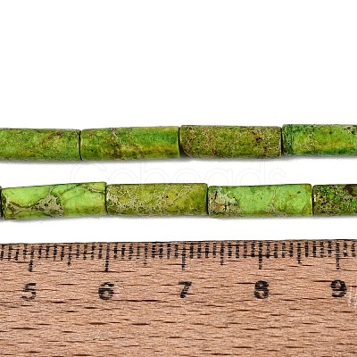 Dyed Natural Imperial Jasper Beads Strands G-H087-H01-01B-1