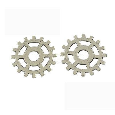 Tibetan Style Alloy Pendants TIBEB-5006-AS-LF-1